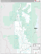 Pend Oreille County, WA Digital Map Premium Style